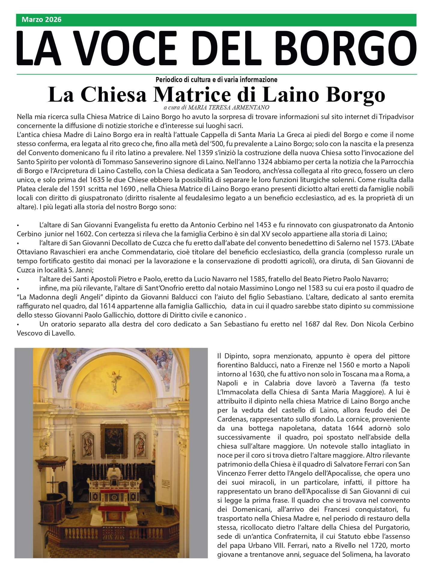 Edizione Marzo 2026